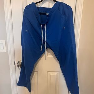 Figs scrub pants XL petite blue